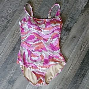 One piece slimming swim suit